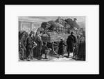 The emigrant wagon - on the way to the railway station by Anonymous
