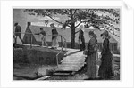 The Morning Bell Wood Engraving by Winslow Homer