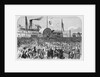 The landing of the japanese embassy, with treaty in a box, at the navy yard, Washington by Anonymous