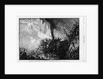 The Burning of the Spanish Frigate "San Pedro Alcantara," in 1815, off the Coast of Venezuela by Anonymous