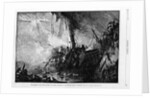 The Burning of the Spanish Frigate "San Pedro Alcantara," in 1815, off the Coast of Venezuela by Anonymous