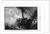 The Burning of the Spanish Frigate "San Pedro Alcantara," in 1815, off the Coast of Venezuela by Anonymous