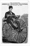 The Celebrated American Improved Velocipede Illustration by Anonymous
