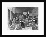 Fish Stands in Fulton Market, New York by Anonymous