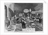 Fish Stands in Fulton Market, New York by Anonymous