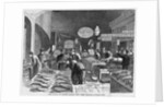 Fish Stands in Fulton Market, New York by Anonymous