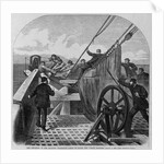 The Breaking of the Atlantic Telegraph Cable on Board the "Great Eastern," August 2, 1865 by Anonymous