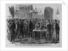 President Andrew Johnson Pardoning Rebels at the White House by Anonymous