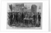 President Andrew Johnson Pardoning Rebels at the White House by Anonymous