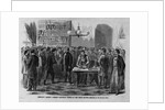 President Andrew Johnson Pardoning Rebels at the White House by Anonymous