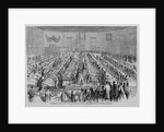 Magazine Illustration of Thanksgiving Dinner at the Five Points Ladies' Home Mission of the Methodist Episcopal Church by Anonymous