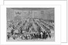 Magazine Illustration of Thanksgiving Dinner at the Five Points Ladies' Home Mission of the Methodist Episcopal Church by Anonymous