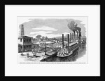 King Cotton Captured-The Cotton of the Attakapas Region Pouring Into Brashear City, LA by Anonymous