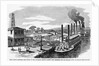 King Cotton Captured-The Cotton of the Attakapas Region Pouring Into Brashear City, LA by Anonymous