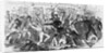 Charge of the Police on the Rioters at the "Tribune" Office by Anonymous
