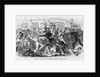 Charge of the Police on the Rioters at the "Tribune" Office by Anonymous