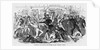 Charge of the Police on the Rioters at the "Tribune" Office by Anonymous