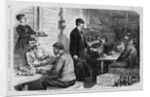 The Smuggling Trade - A Night Scene in a Smugglers' Headquarters, Near Calais, Maine-Assorting the "Swag" by Anonymous