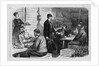 The Smuggling Trade - A Night Scene in a Smugglers' Headquarters, Near Calais, Maine-Assorting the "Swag" by Anonymous