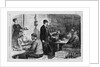 The Smuggling Trade - A Night Scene in a Smugglers' Headquarters, Near Calais, Maine-Assorting the "Swag" by Anonymous