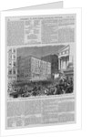 The Great Financial Panic - Intersection of Nassau and Broad Streets with Wall Street - View of the Sub-Treasury, Jay Cooke & Co.'s Bank, And the Wester by Anonymous