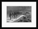 The Last Arctic Expedition - Burial of Captain Hall by the Crew of the Polaris Illustration by Anonymous