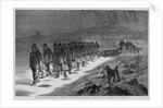 The Last Arctic Expedition - Burial of Captain Hall by the Crew of the Polaris Illustration by Anonymous