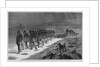 The Last Arctic Expedition - Burial of Captain Hall by the Crew of the Polaris Illustration by Anonymous