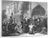 Robert Fleury's great picture of the buring of heretics by the Roman Catholics at an Auto Da Fe by Anonymous