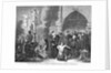 Robert Fleury's great picture of the buring of heretics by the Roman Catholics at an Auto Da Fe by Anonymous