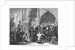 Robert Fleury's great picture of the buring of heretics by the Roman Catholics at an Auto Da Fe by Anonymous