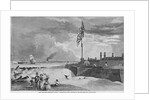 Fort Moultrie (Sullivan's Island). Charleston, South Carolina, in the distance by Anonymous