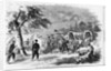 Camp Life in the Confederate Army - Mississippians Practicing with the Bowie Knife by Anonymous