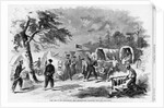 Camp Life in the Confederate Army - Mississippians Practicing with the Bowie Knife by Anonymous