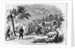 Camp Life in the Confederate Army - Mississippians Practicing with the Bowie Knife by Anonymous