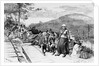 Immigrants waiting to be destributed in the coal regions of Pennsylvania from nature by W.A. Rogers