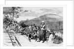Immigrants waiting to be destributed in the coal regions of Pennsylvania from nature by W.A. Rogers