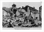 Searching the ruins at Diano-Marina on the coast of Italy. The earthquake along the Riviera by Anonymous