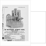 An advertisement for the Westinghouse Automatic Engine by Anonymous
