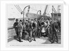 The steerage passengers of a European steamer being examined by the Health Officers by A. Berghaus