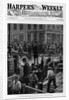 Laying the electric subways in New York City by F. Dielman