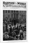 Laying the electric subways in New York City by F. Dielman