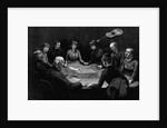 An Evening Seance Newspaper Illustration by Anonymous