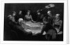 An Evening Seance Newspaper Illustration by Anonymous