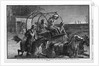The Ute scare in Colorado - The Indian signal fire - Settlers abandoning their ranches and flying to Meeker, for safety by Anonymous