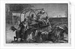 The Ute scare in Colorado - The Indian signal fire - Settlers abandoning their ranches and flying to Meeker, for safety by Anonymous