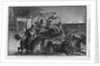 The Ute scare in Colorado - The Indian signal fire - Settlers abandoning their ranches and flying to Meeker, for safety by Anonymous