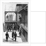 Illinois - The shadow of death - Preparations for the execution of the condemned Anarchists, in the North Corridor of the County Jail, Chicago. From by Anonymous