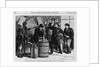 The Adulteration of Milk - An Inspector testing milk at a grocery on the east side, New York City by Anonymous