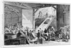 New York Harbor-Loading With American war Materiel the French Steamship Ville De Paris, at Pier 50, North River by Anonymous